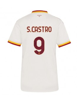 Ženski Nogometna dresi replika AS Roma Santiago Castro #9 Gostujoči 2026-27 Kratek rokav Ženski Nogometna dresi replika AS Roma Santiago Castro #9 Gostujoči 2026-27 Kratek rokav